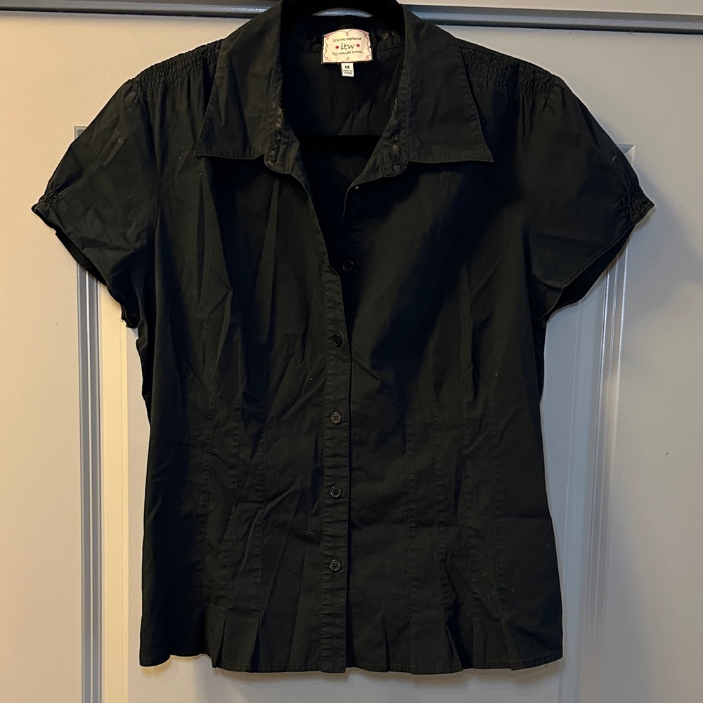 Black Button Down Shirt